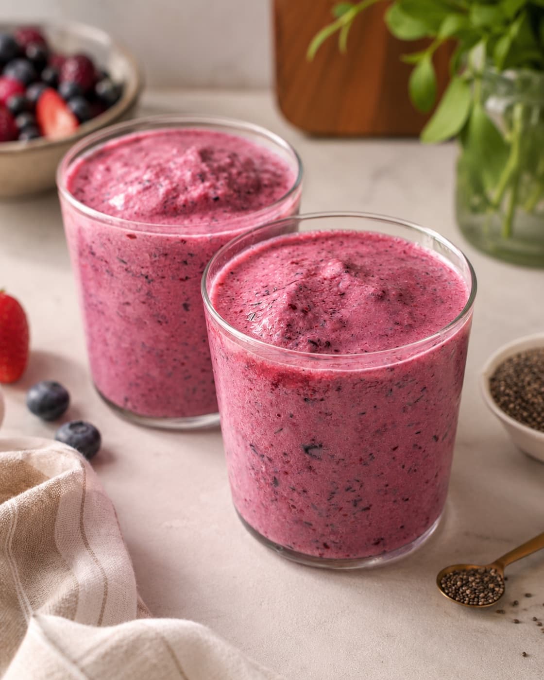 Frozen Blueberry Smoothie