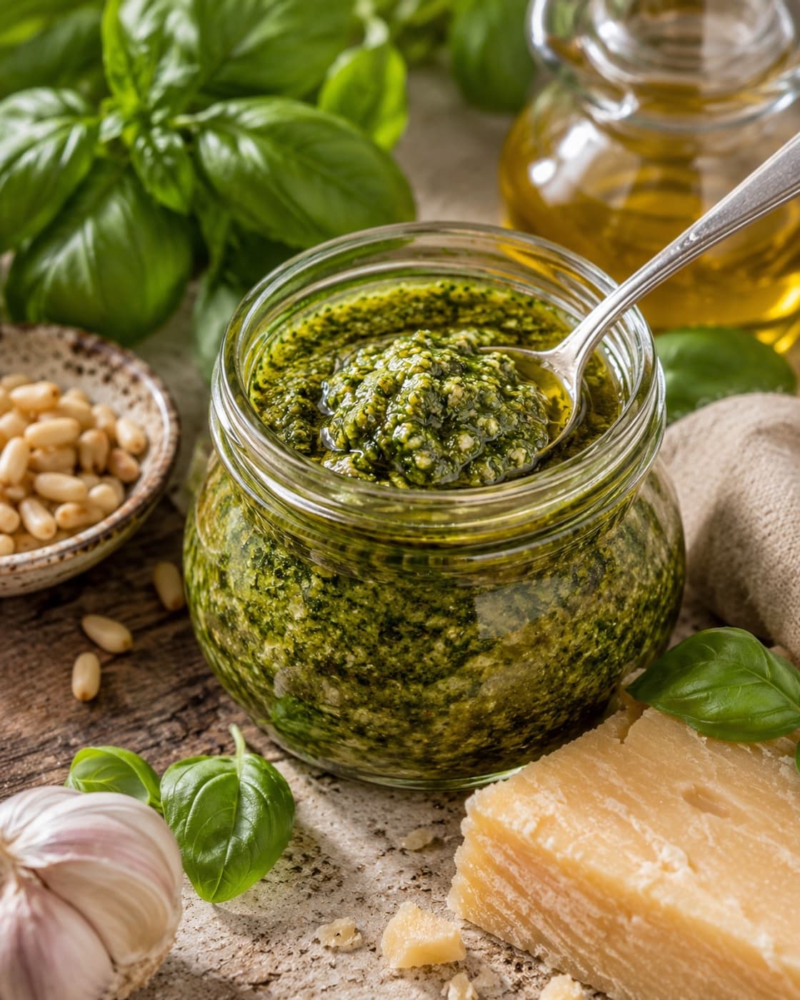 Homemade Basil Pesto