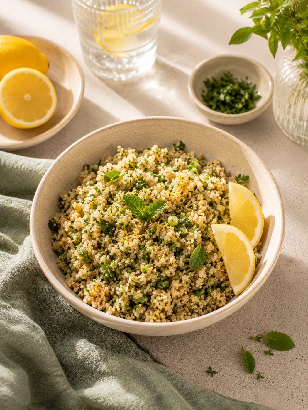 Lemon Herb Quinoa Bowl