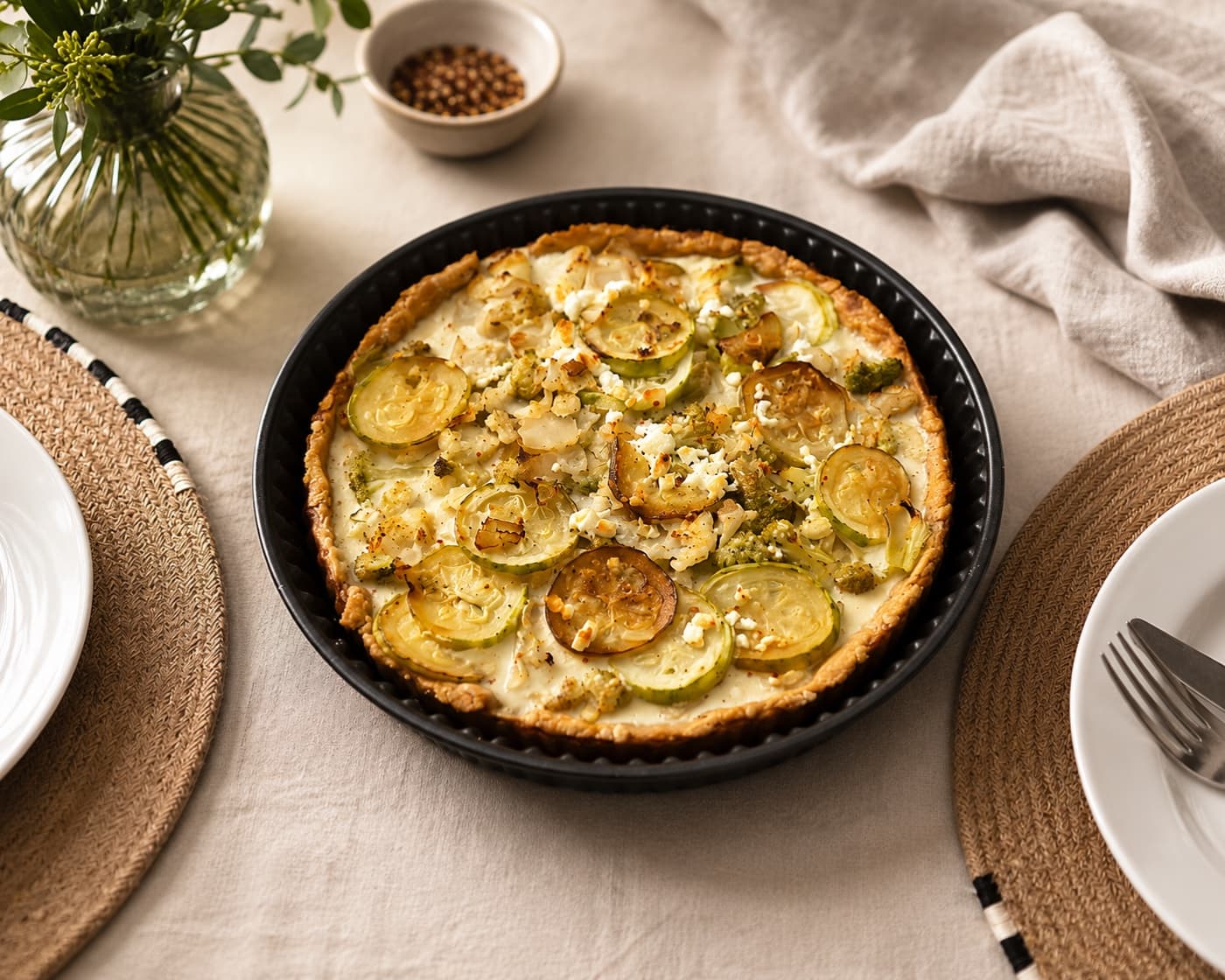 Light Vegetable Tart