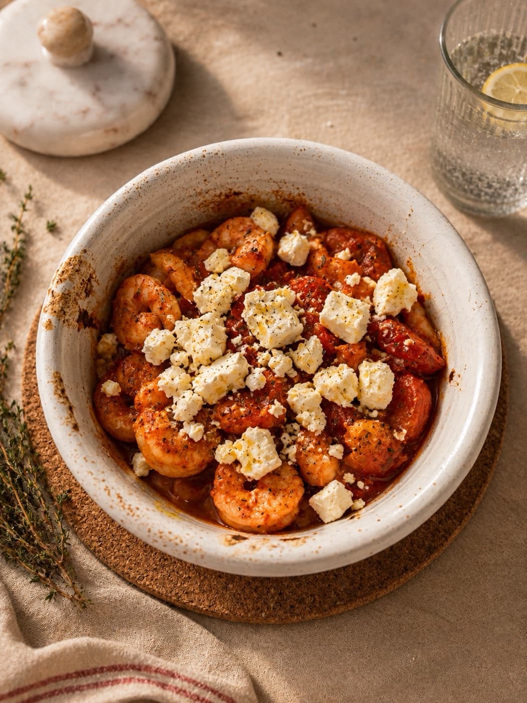 Baked Shrimp with Feta