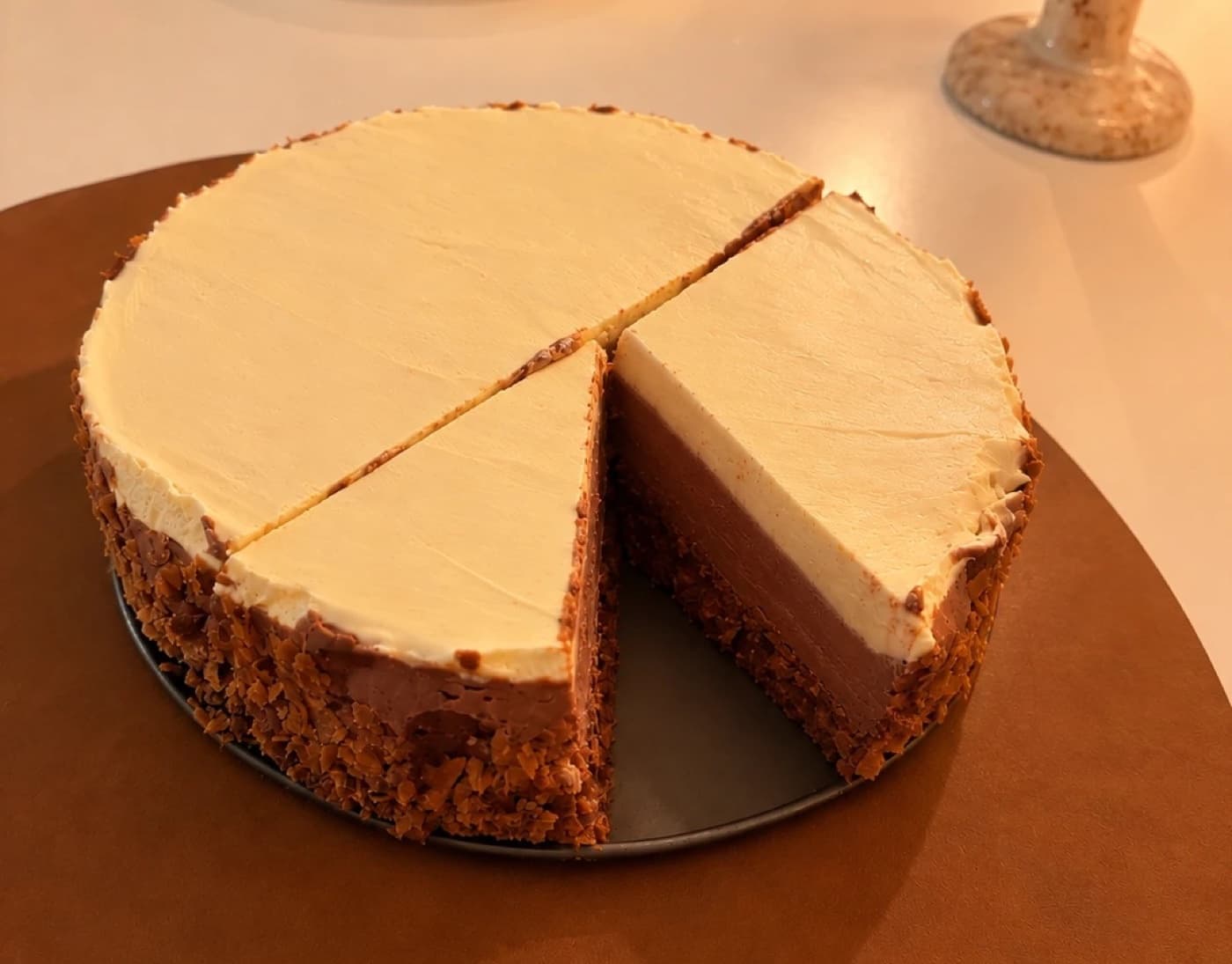 Triple Chocolate Mousse Cake